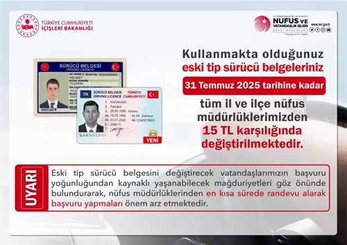 SÜRÜCÜ BELGELERİ YENİLEME SÜRESİ