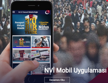 NVİ Mobil uygulaması yayında